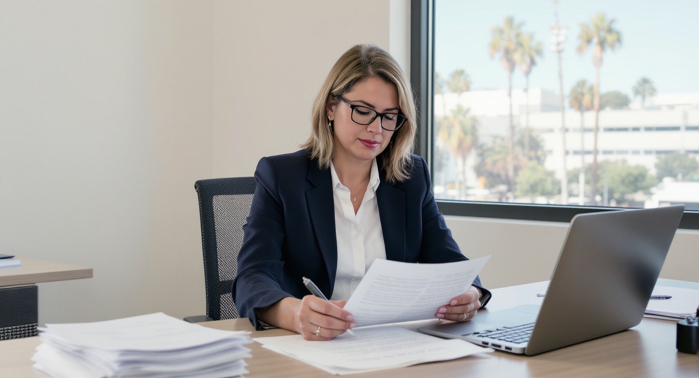Customs entry paperwork prepared for U.S. import clearance